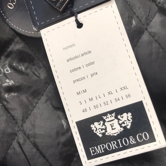 EMPORIO & Co Black jacket Medium - Picture 7 of 7